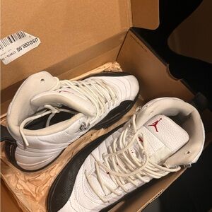 Jordan Men's White and Black High-Top Sneakers